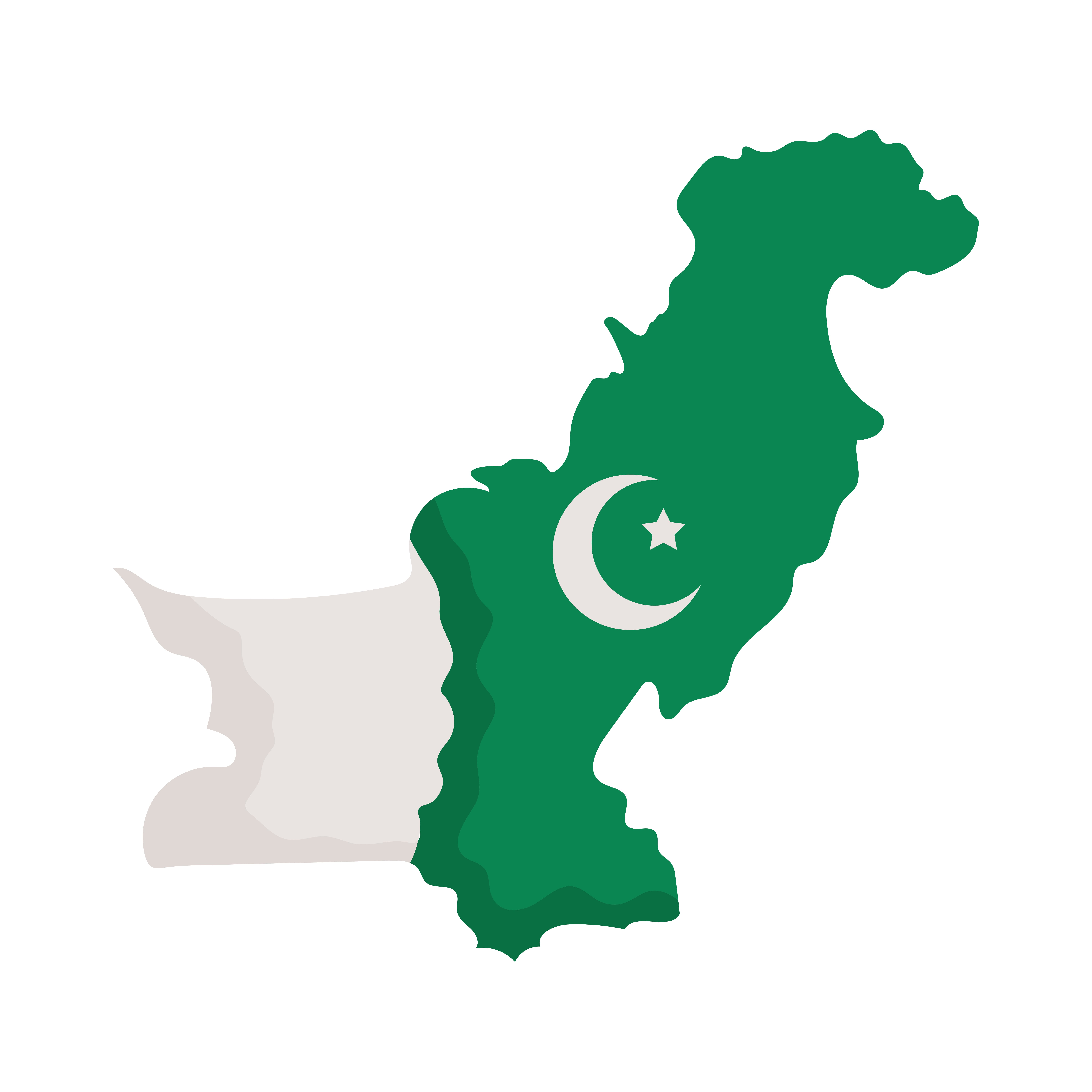 Map of Pakistan showing top cities for real estate investment including Karachi, Lahore, Islamabad, and Gwadar
