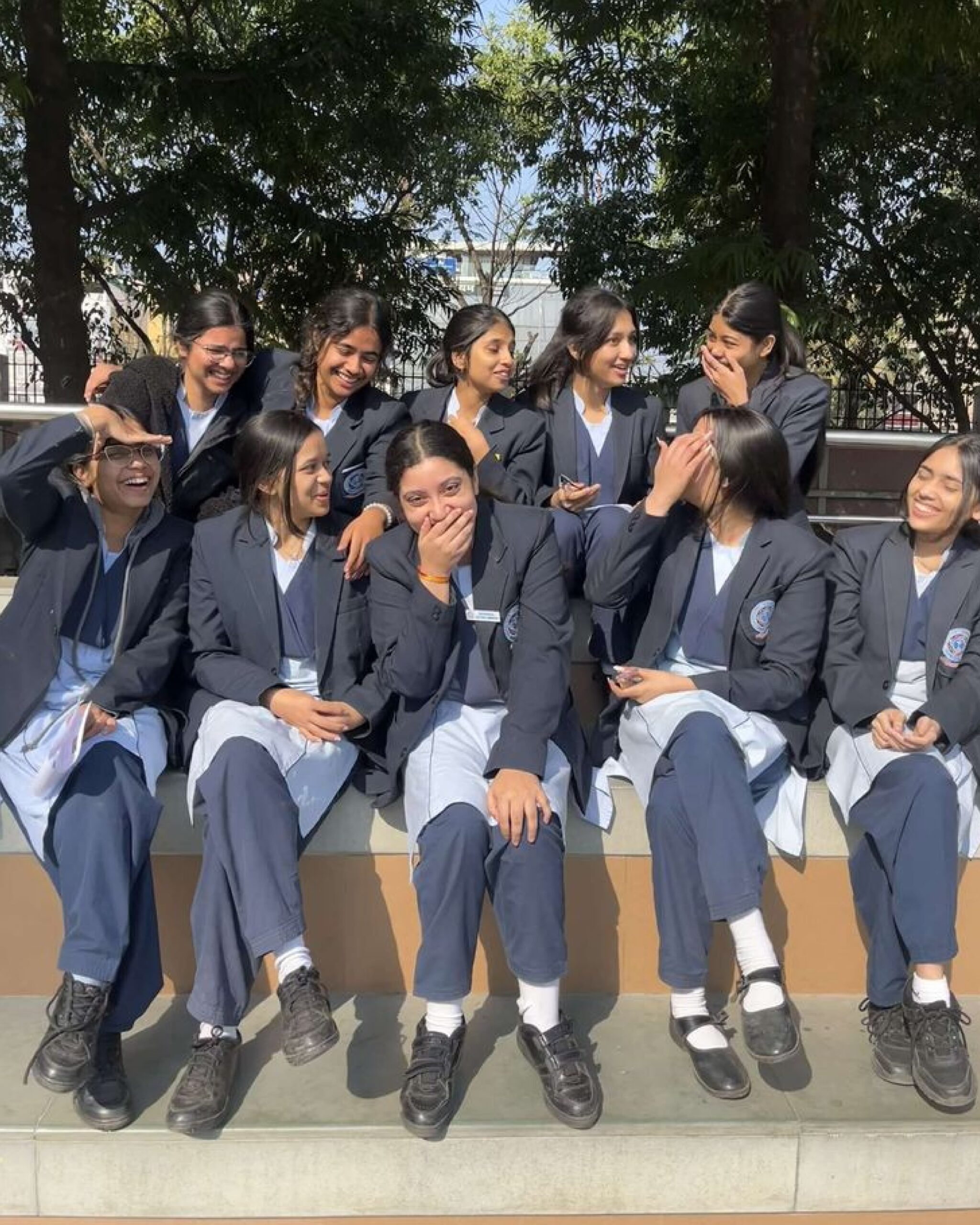 Pakistani students in uniform studying together, representing readiness for the new matric and inter grading system.